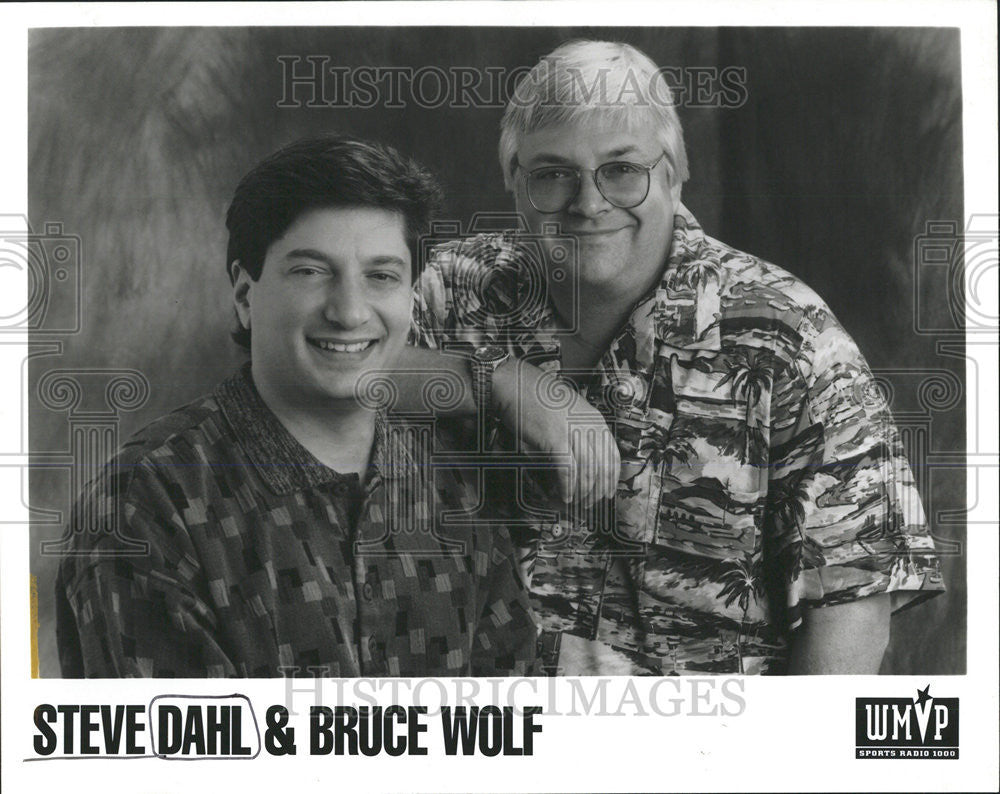 1996 Press Photo Steven Robert Dahl American radio personality Bruce Wolf - Historic Images