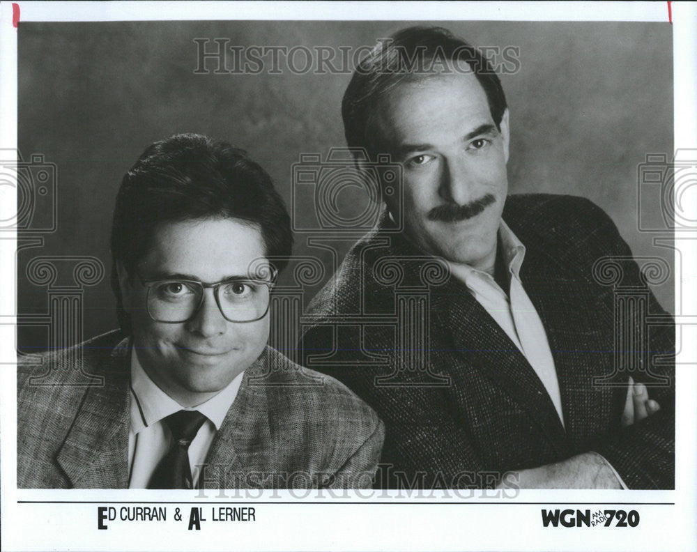 1994 Press Photo Ed Curran Al Lerner partner WGN AM Robert Feder - Historic Images