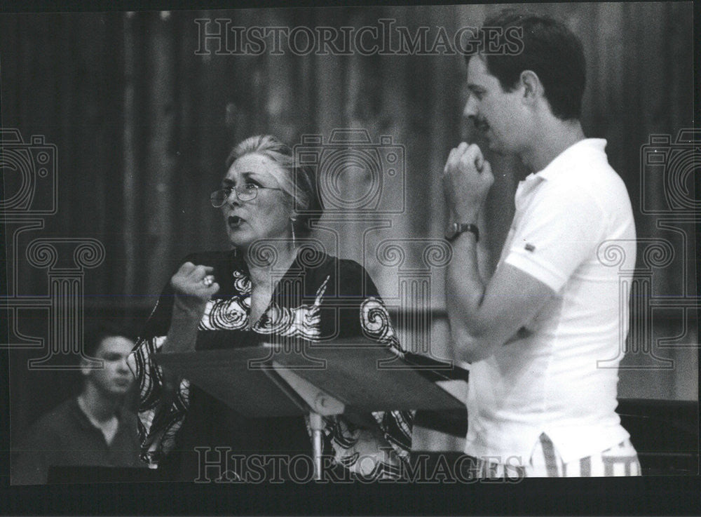 1990 Press Photo Phyllis Curtin Tanglewood singer Masterful voice teacher - Historic Images