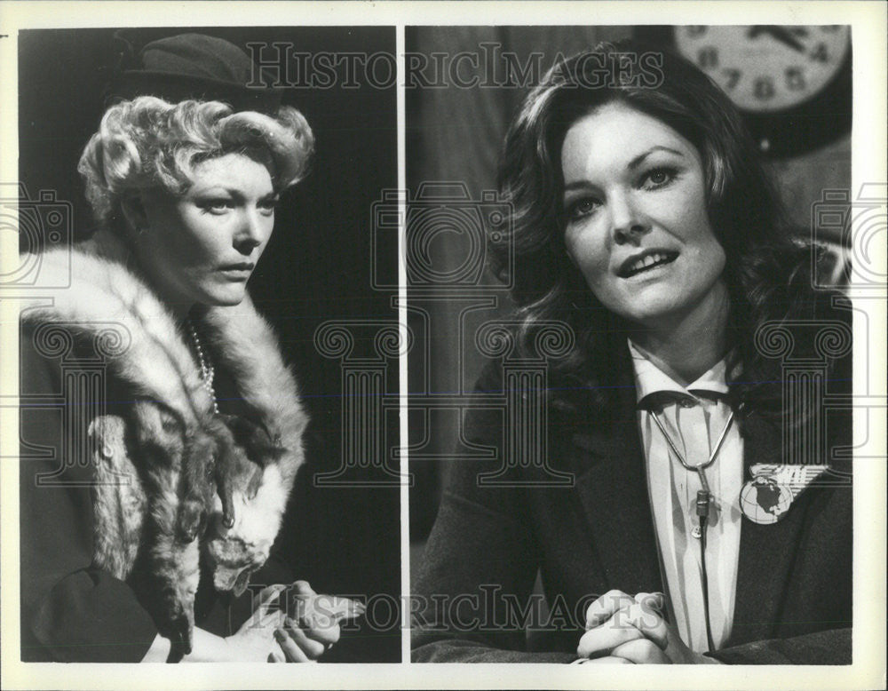 1978 Press Photo Repertory star Jane Curtin Eleanor Roosevelt anchorperson - Historic Images