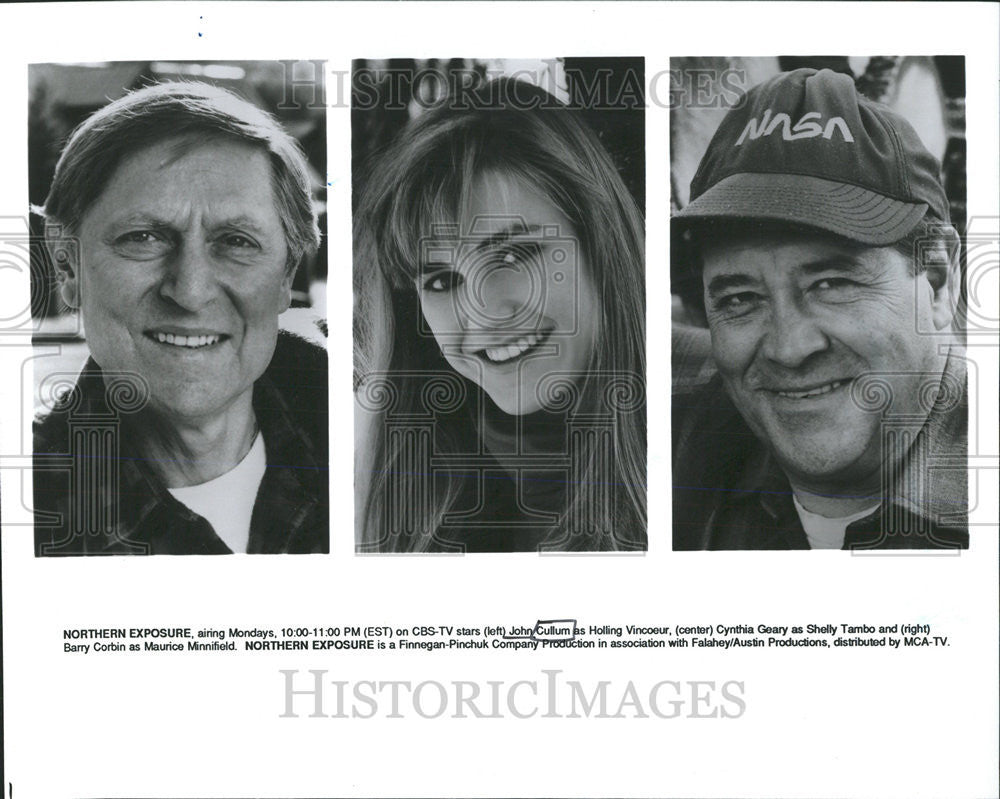 1993 Press Photo John Cullum Cynthia Geary Shelly Tambo Barry Corbin Northern - Historic Images