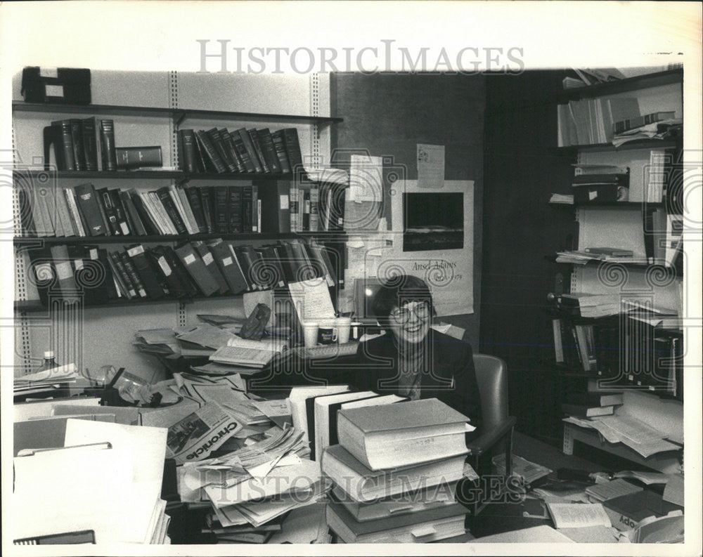 1987 Press Photo Judges Douglas Ginsburg Robert Bork Professor Mary Becker - Historic Images