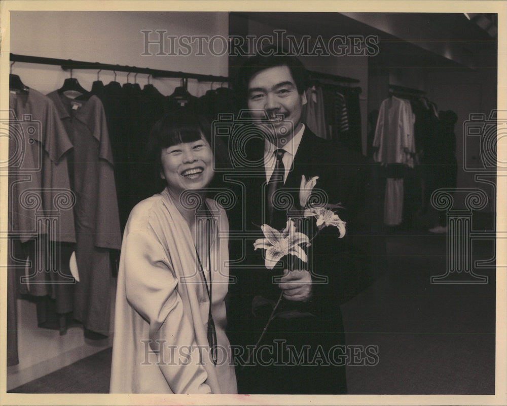 1993 Press Photo Malee Chompoo Kazuyoshi Hino Japanese People - Historic Images