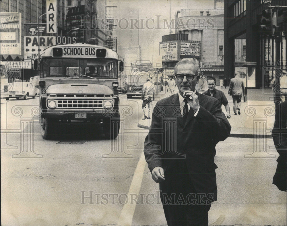 1969 Press Photo Illinois Supreme Court Justice Ray L. Klingbiel - Historic Images