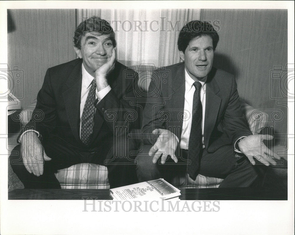 1990 Press Photo Jerry Gerber and Walter Klores Lifetrends - Historic Images