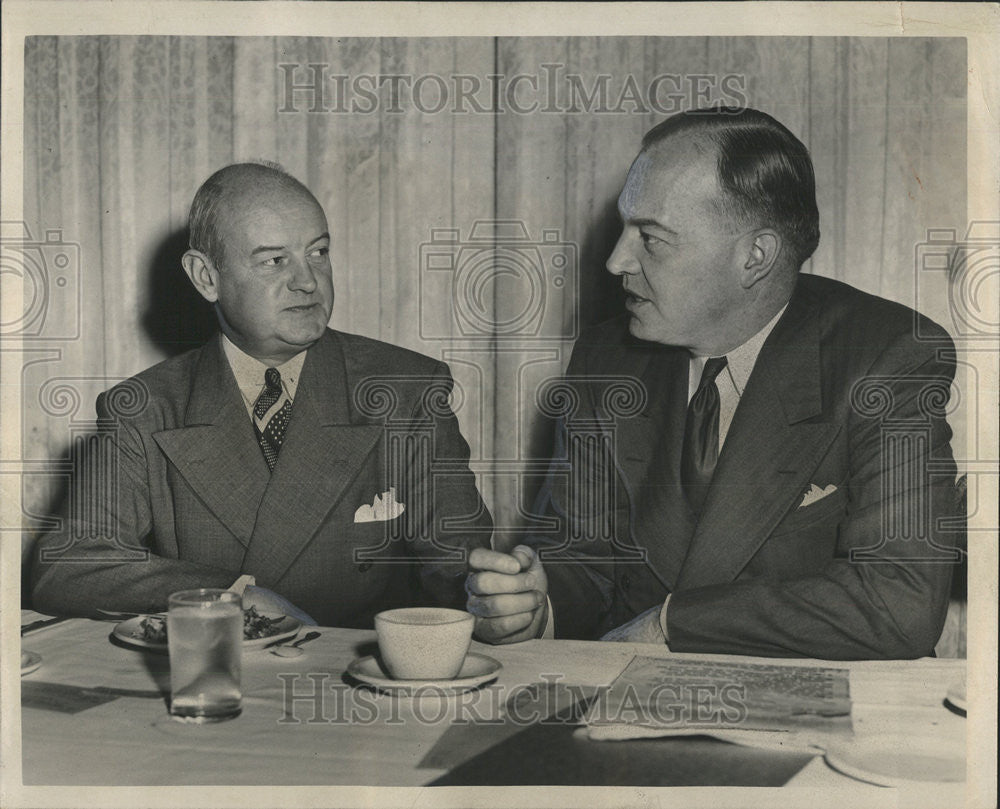 1947 Press Photo John S Knight Editor Publisher Chicago Daily News - Historic Images