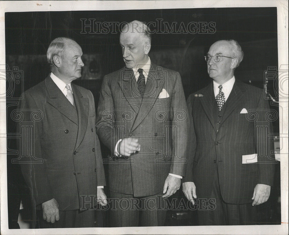 1950 Press Photo John S. Knight Editor Publisher Daily News - Historic Images