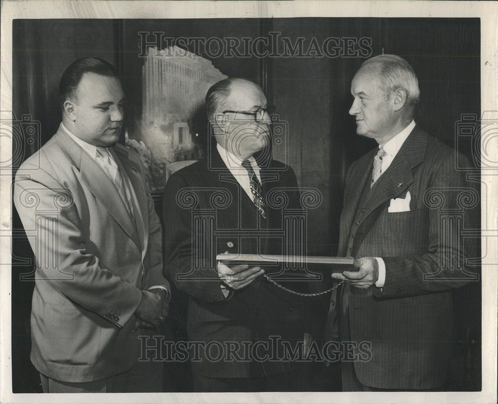 1949 Press Photo John S Knight Editor Publisher Chicago Daily News - Historic Images