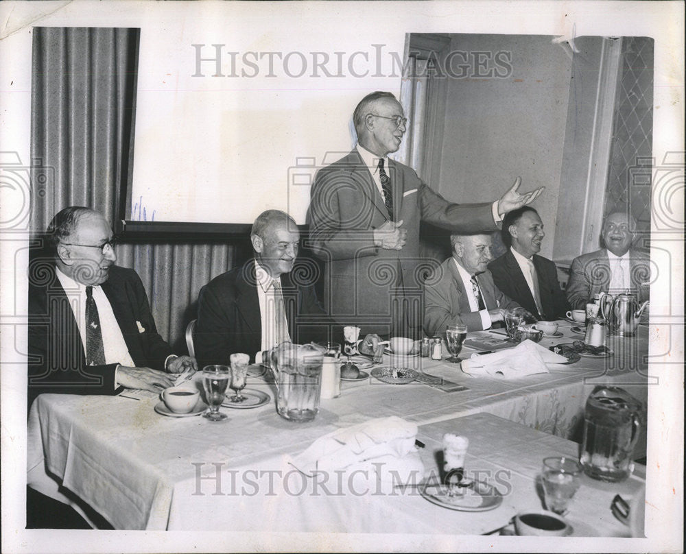 1956 Press Photo John Knight National Jewish Hospital Trustee - Historic Images