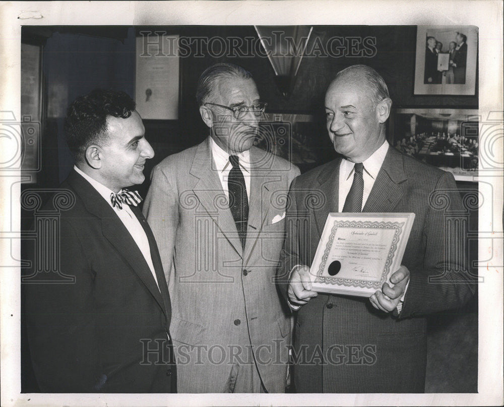 1965 Press Photo John S Knight Editor Publisher Chicago Daily Newspaper - Historic Images