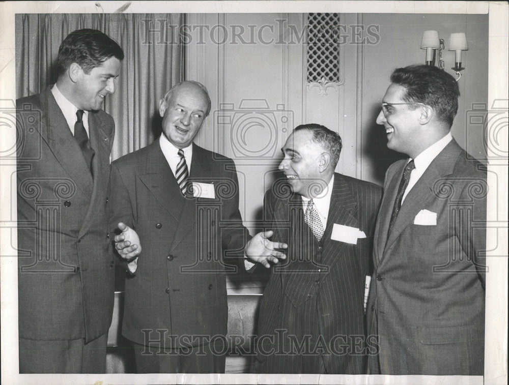 1952 Press Photo New Elect Office Inter America Press Dinner Conrad Hilton Hotel - Historic Images