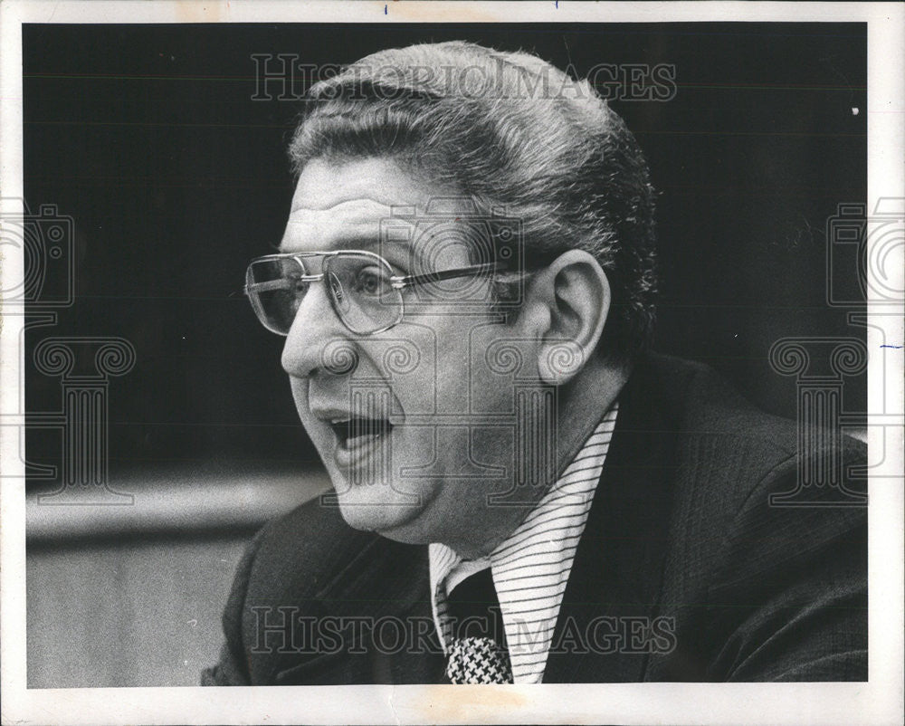 1976 Press Photo Sheldon Gardner Terrel Charke Senator County Board Western - Historic Images