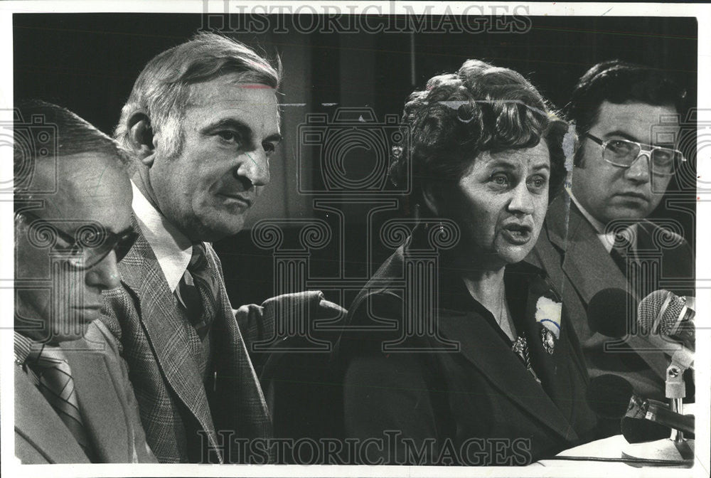 1978 Press Photo Erna Gans Skokie Janusz Lodge B&#39;nai B&#39;rith Ted David Allen - Historic Images