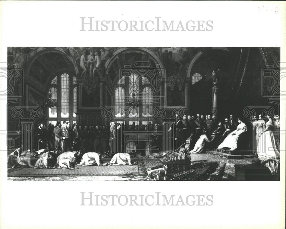 1979 Press Photo Jean Leon Gerome Siamese Ambassadors Napoleon III Eugenie - Historic Images