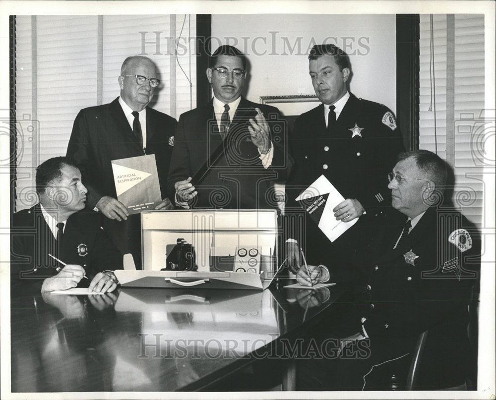 1963 Press Photo Medical Society Sandino Guarascio Harold Sullivan Robert Earl - Historic Images