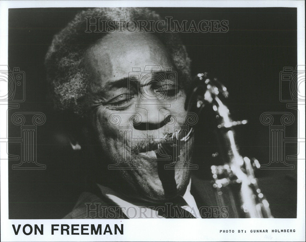 1993 Press Photo Earle Lavon Freeman American hard bop jazz tenor saxophonist - Historic Images