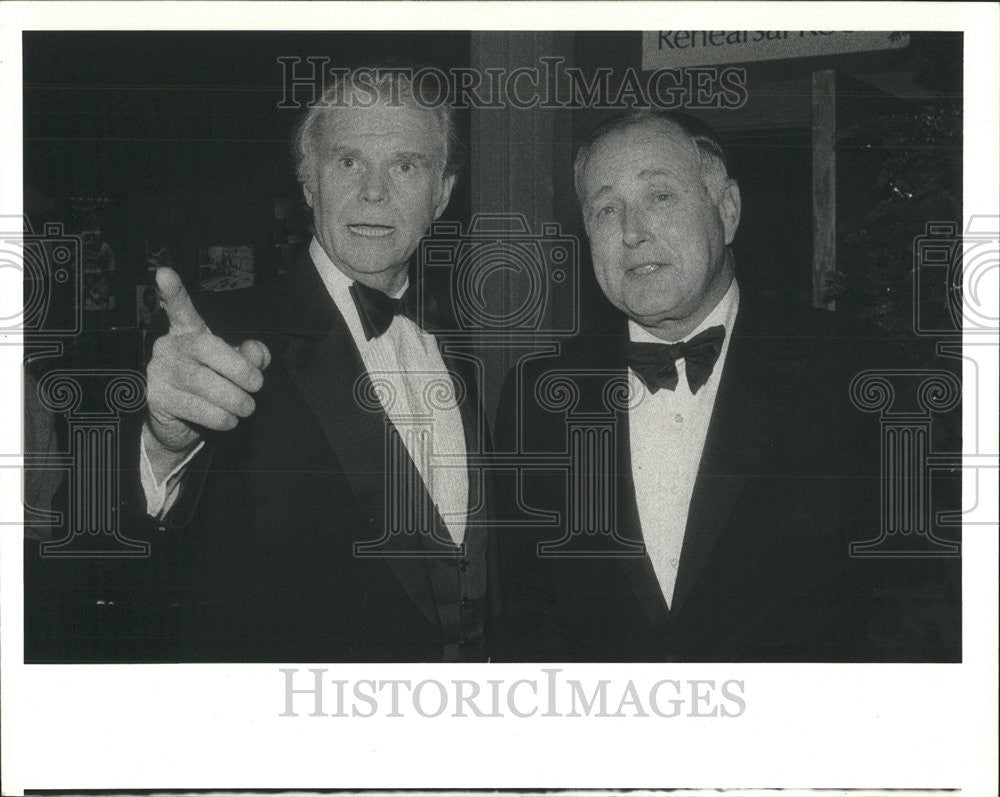 1979 Press Photo Mackus Stanley M Freehling chairman Chicago Theater Group Inc - Historic Images