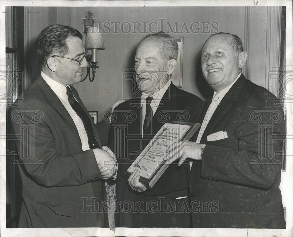 1956 Press Photo David Krengel Covenant Club 90 birthday honored Zionist work - Historic Images