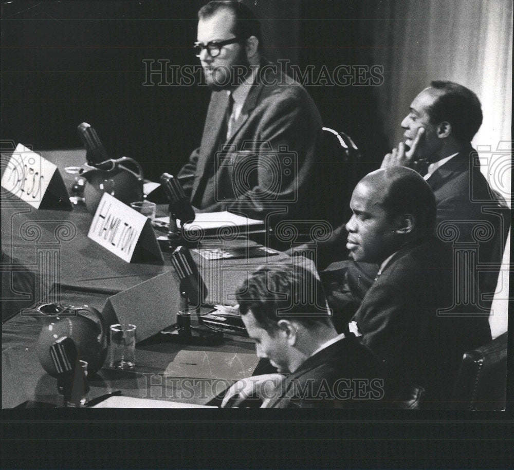 1968 Press Photo Paul Kress Northwestern Assistant Professor Lehan Symposium - Historic Images