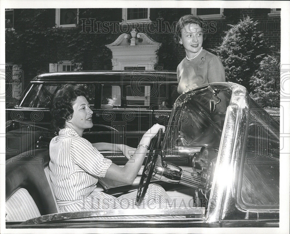 1958 Press Photo Lyon Cradle Lake Freeman Charles Meyer - Historic Images