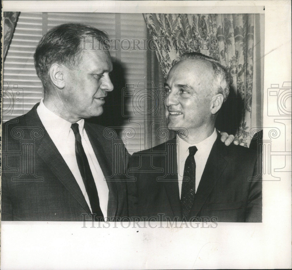 1965 Press Photo Rep. Gerald Ford House Republican leader GOP whip Frelinghuysen - Historic Images