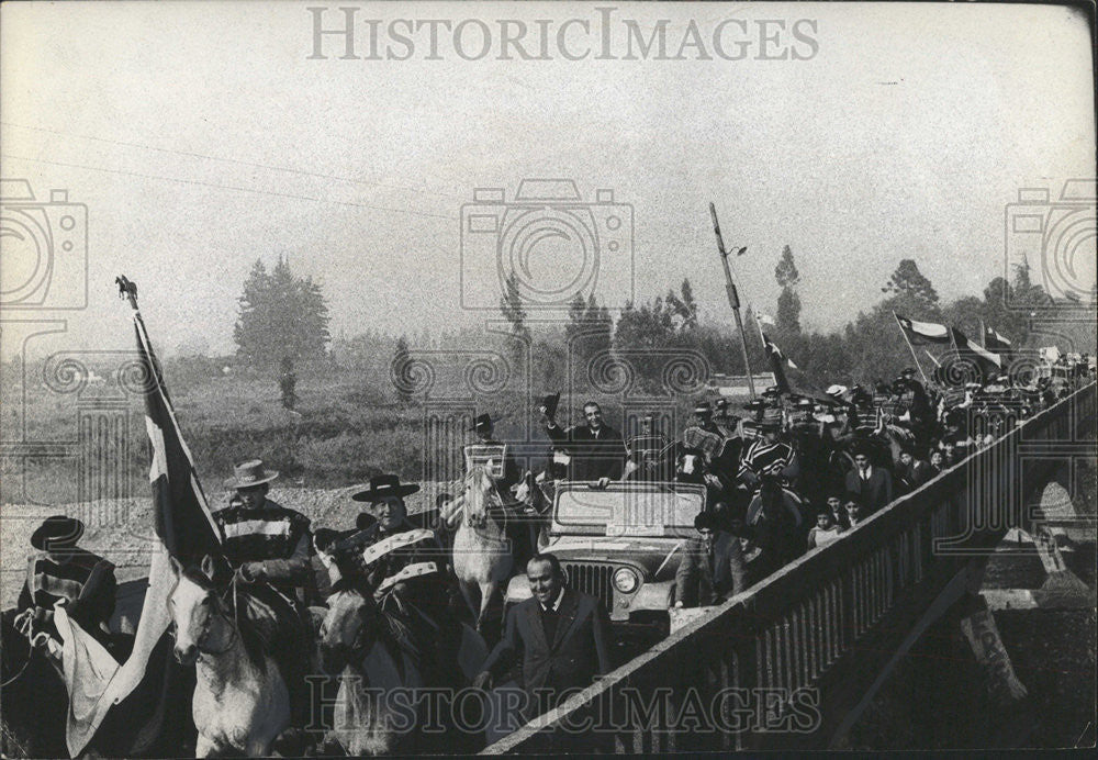 1964 Press Photo Senator Eduardo Frei Candidate Of Chile&#39;s Militant Democrats - Historic Images