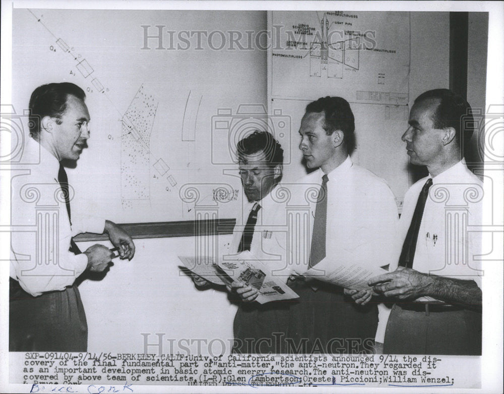 1956 Press Photo California Glen Lambertson Oreste Piccioni William Wenzel - Historic Images