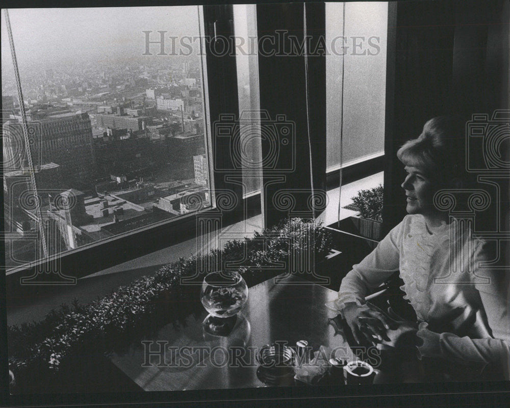 1967 Press Photo Evelyn lamb Girl John Utah  Chicago River Merchandise Mart - Historic Images