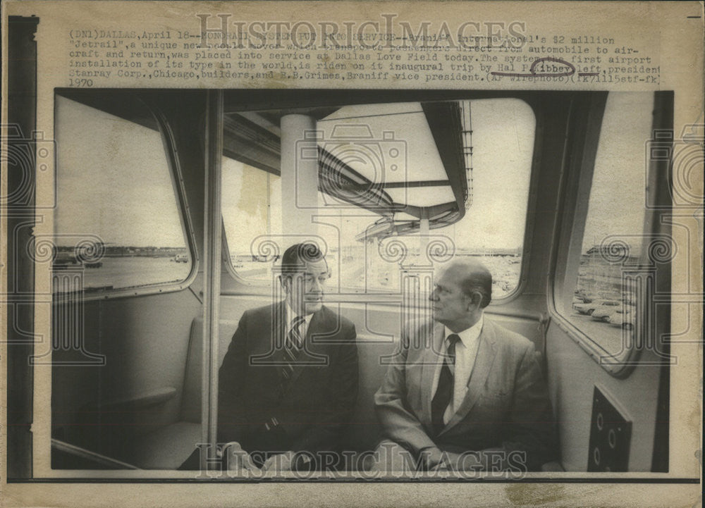 1970 Press Photo Hal P. Kibbey President Chicago Builders - Historic Images