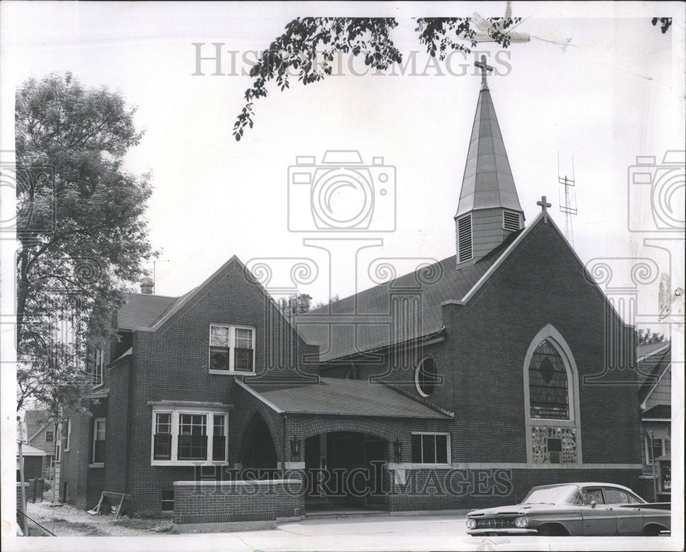 1962 Press Photo Paul Evangelical Lutheran Homer Blanchard Clergyman - Historic Images