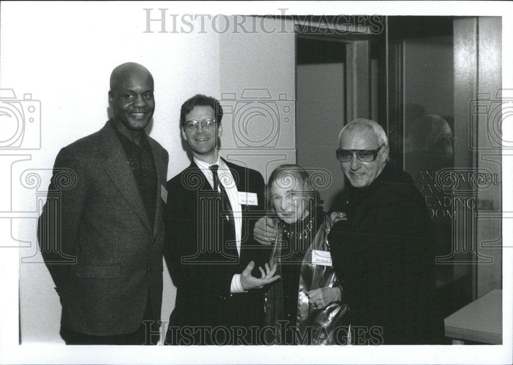 1996 Press Photo Joel Hall Daniel Duell Ballet Chicago Gus Giordano - Historic Images