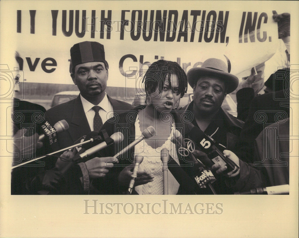 1994 Press Photo Annette Freeman Maurice Perkins Mitchell Johnson Inner City - Historic Images