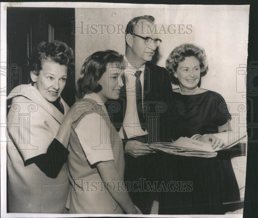 1959 Press Photo Actress Rosemary Lane - Historic Images