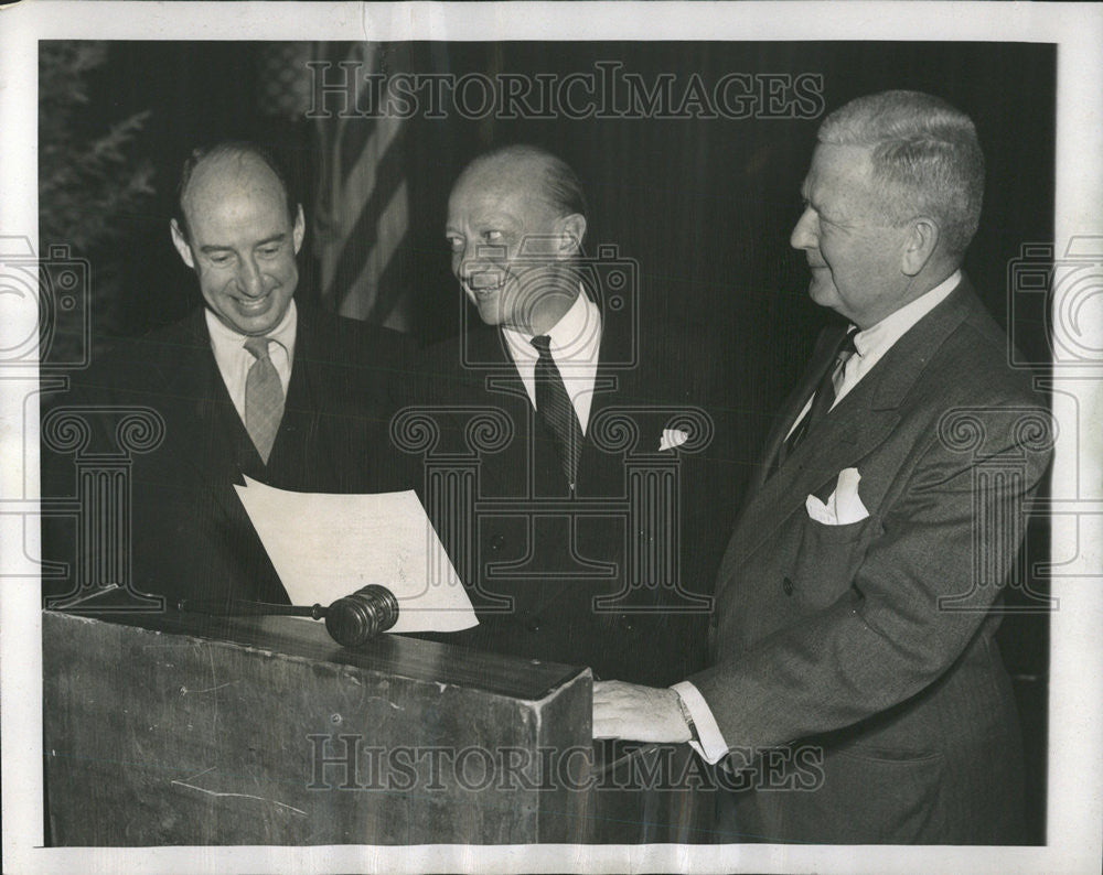 1949 Press Photo  Adlai Stevenson Illinois Preston Lane Haryland James Duff - Historic Images