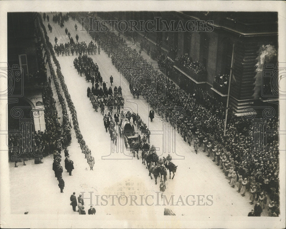 1929 Press Photo Marshal Foch French Soldier War Hero Paris France - Historic Images