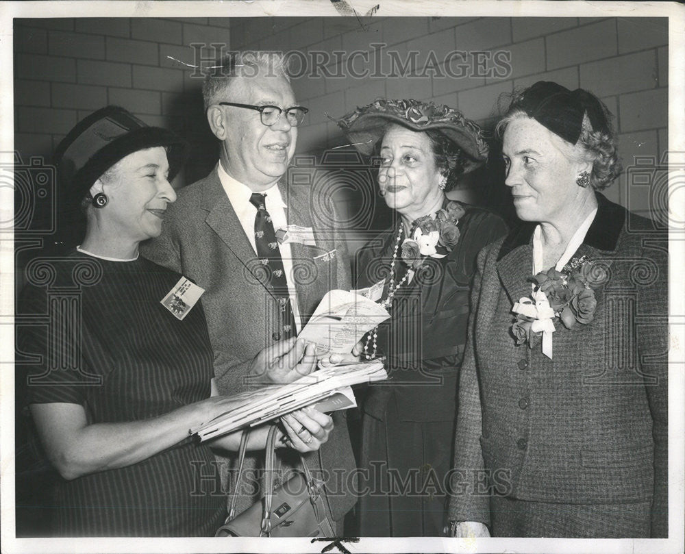 1958 Press Photo Illinois Congress Parents Teachers Conference Washington Park - Historic Images