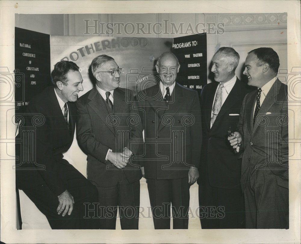 1953 Press Photo John Knight editor &amp; publisher of the Knight Newspaper - Historic Images