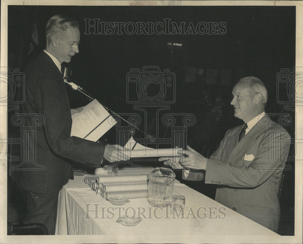 1948 Press Photo John Knight edito &amp; publisher of the Daily News - Historic Images