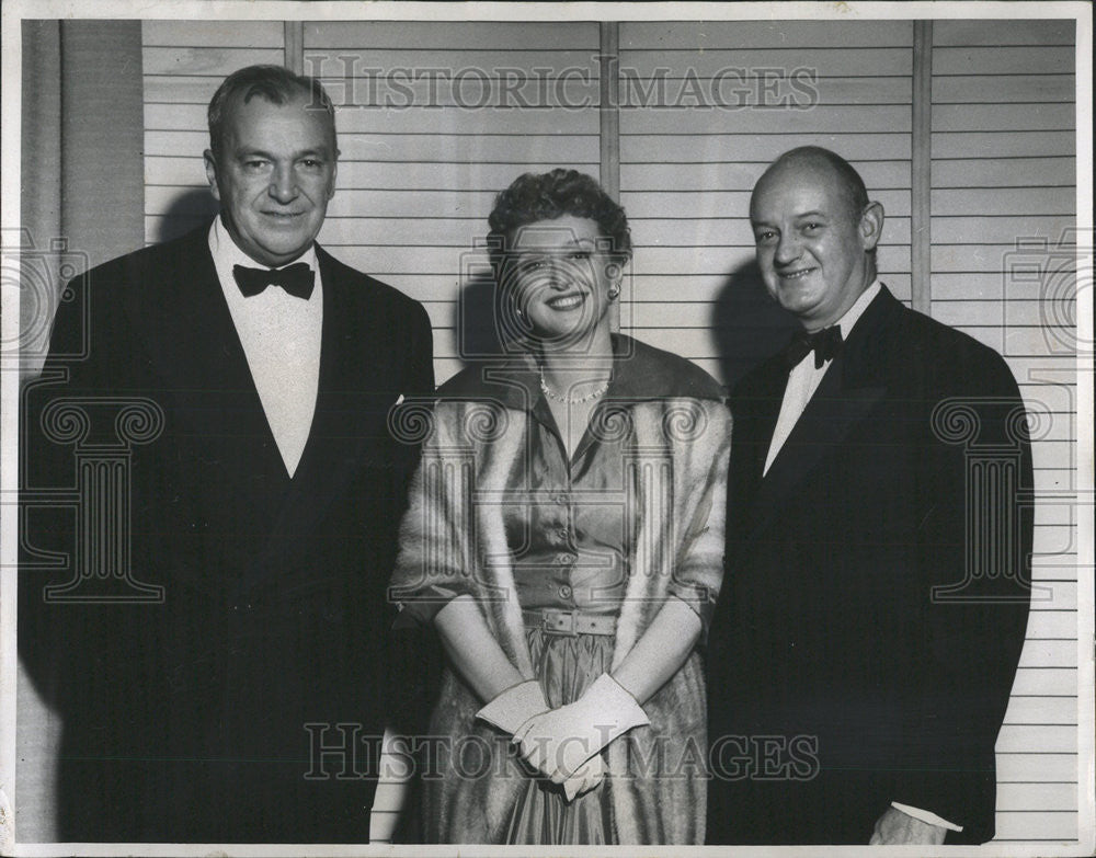 1951 Press Photo Annual Chicago Daily News New York Celeste Holm John Sterling - Historic Images