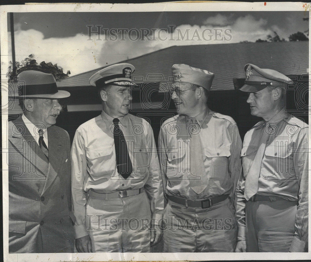 1955 Press Photo Editor John Knight Publisher News Pacific Hiroshima Blandy John - Historic Images