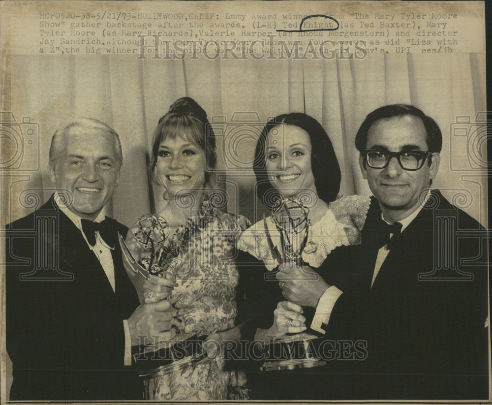 1973 Press Photo Ted Knight Emmy Award Winner Actor - Historic Images