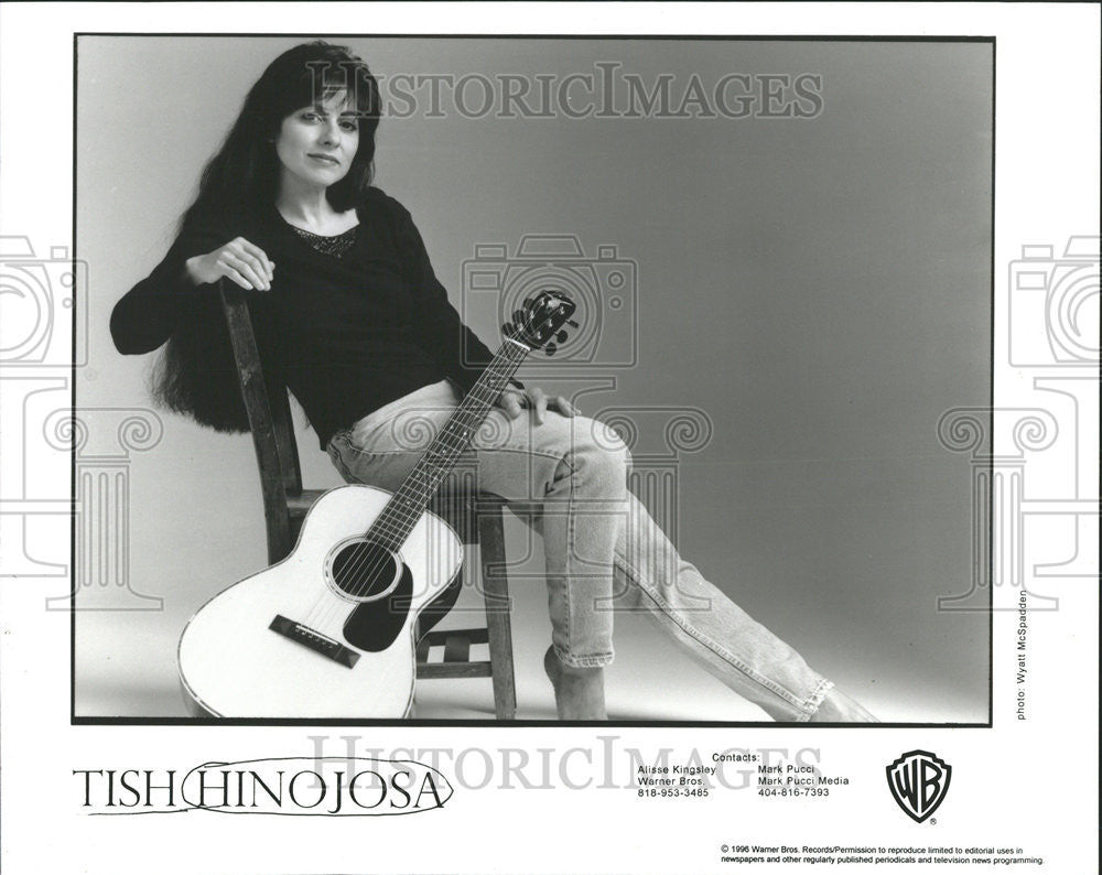 1996 Press Photo Leticia Tish Hinojosa Spanish English Mexican albums rounder - Historic Images