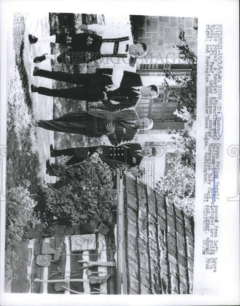 1965 Press Photo Crown Prince Herold Norway - Historic Images