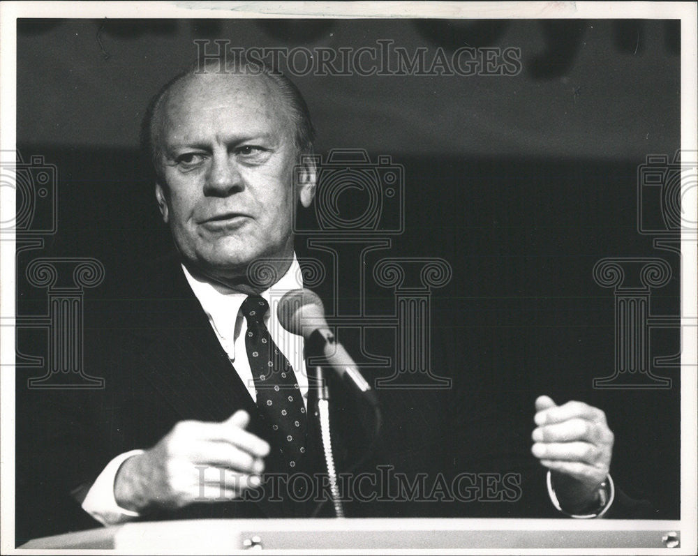 1996 Press Photo GERALD FORD PRESIDENT UNITED STATES - Historic Images