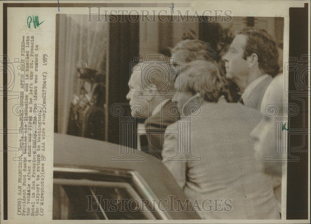 1975 Press Photo President Gerald Rudolph Ford United States Politician - Historic Images