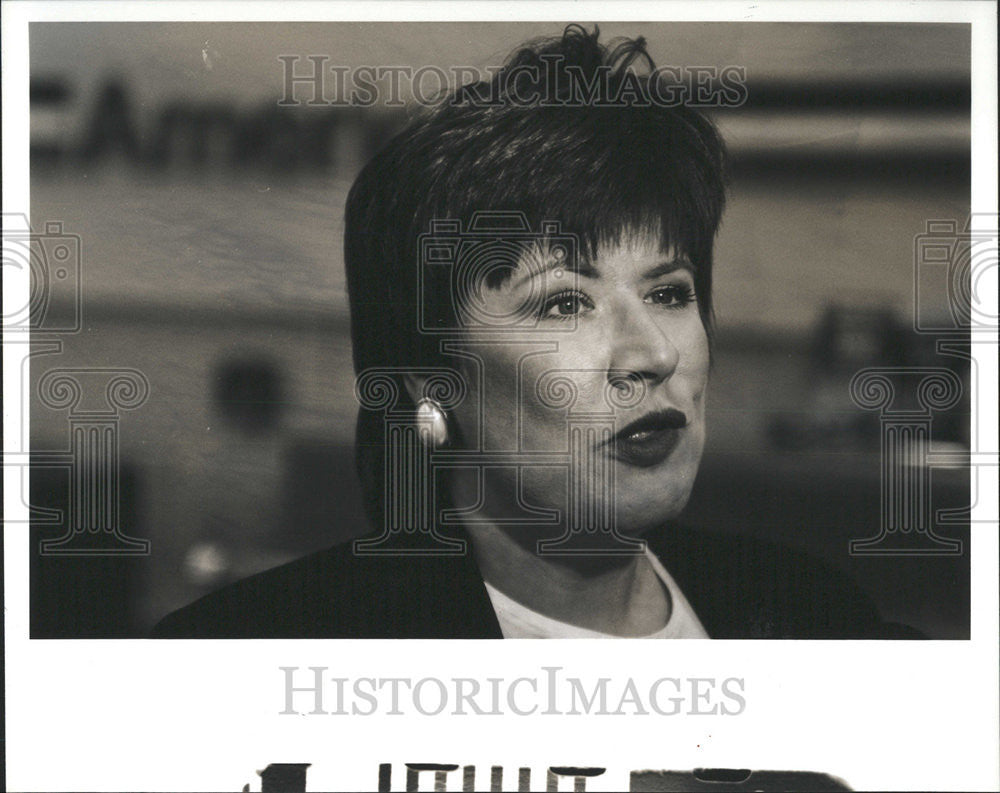 1993 Press Photo Mary Frances Fagan American Airlines Manager Corporate Chicago - Historic Images