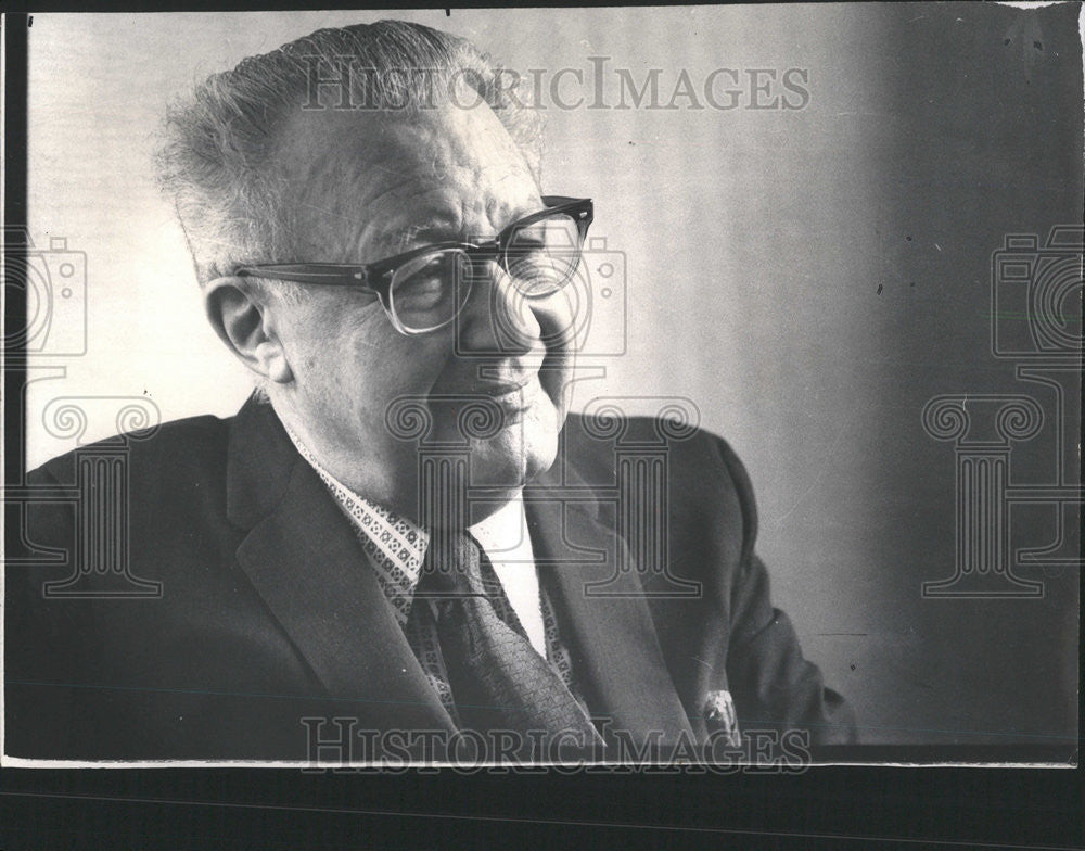 1973 Press Photo Clifton Kip Fadiman American intellectual author editor radio - Historic Images