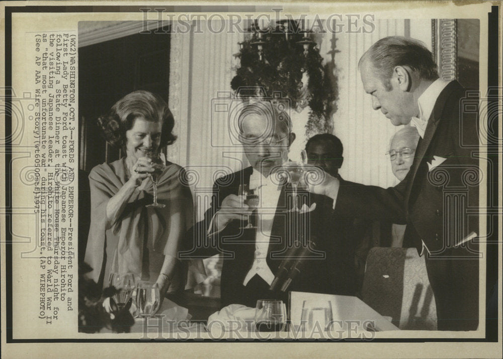 1975 Press Photo Gerald Ford President - Historic Images