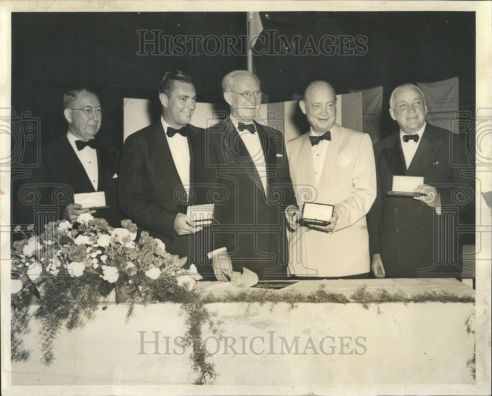 1963 Press Photo Cornwell John Wanamaker Joseph Kennedy Dwight Austin Marshal - Historic Images