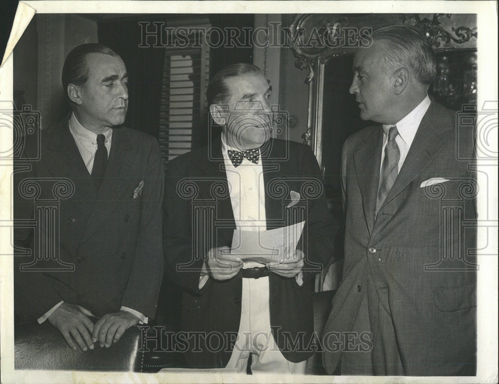 1940 Press Photo Marshall Field Chicago Merchant U.S. Committee Chairman - Historic Images